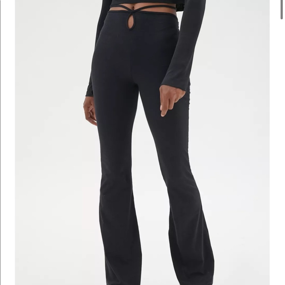 Motel Rocks Black Flare Pants